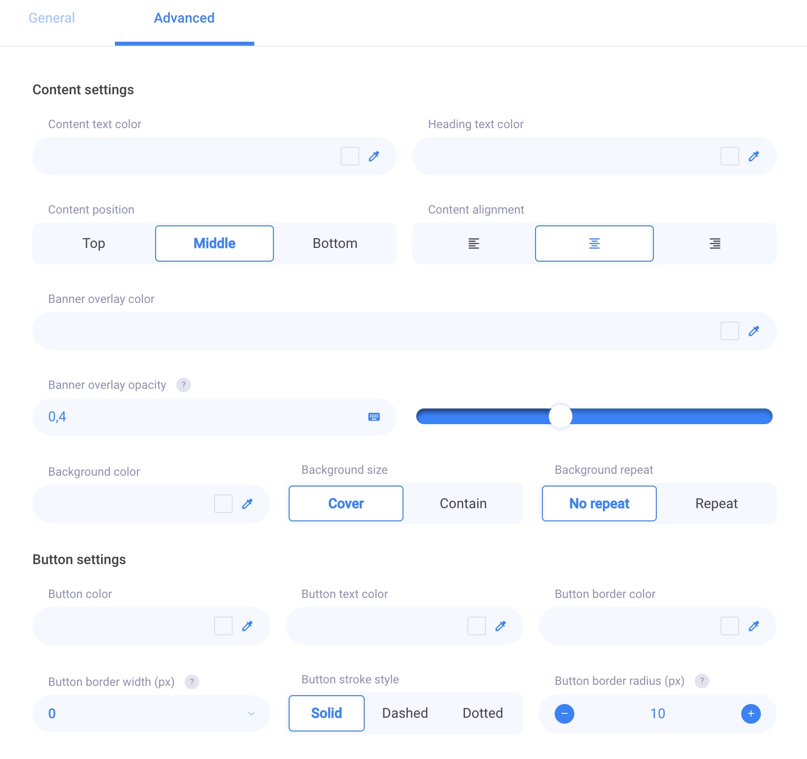 banner product grid style