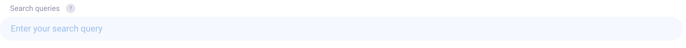 search banner query